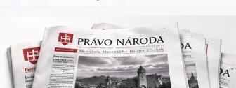 Noviny Právo Národa výtlačky